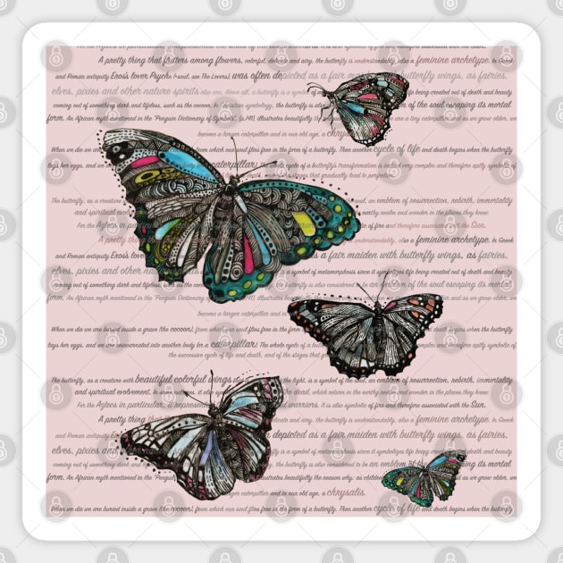 Butterflies. Sticker by FanitsaArt
